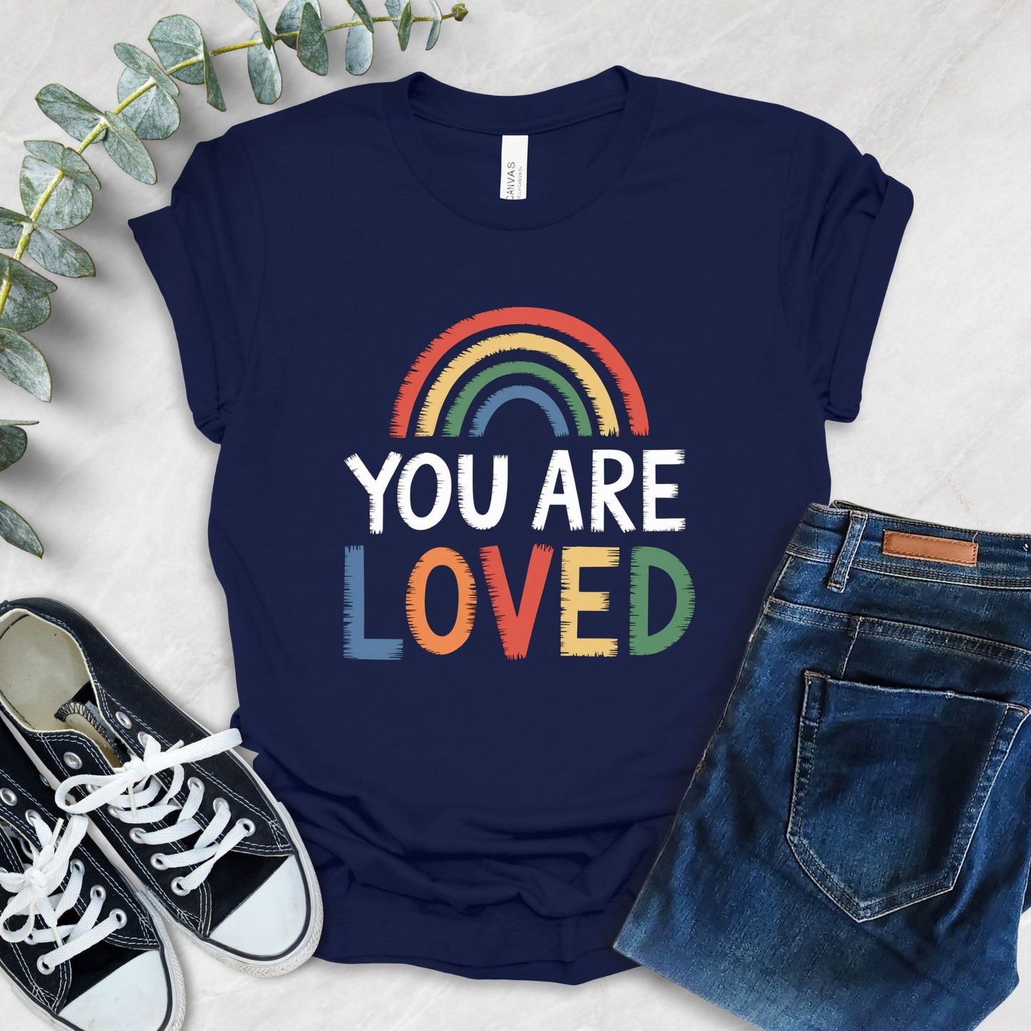 You Are Loved Rainbow T-Shirt