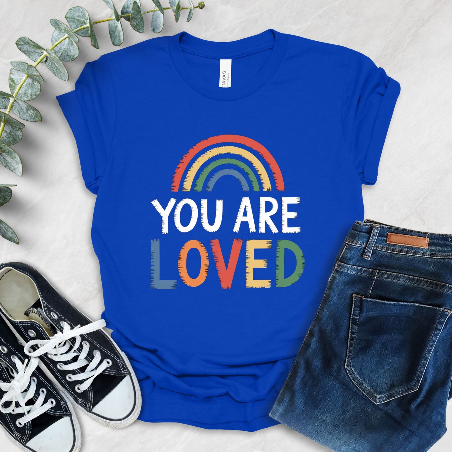 You Are Loved Rainbow T-Shirt