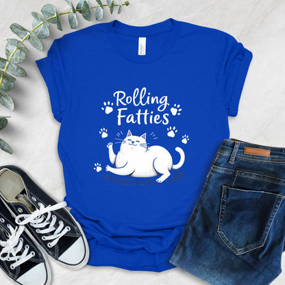 Rolling Fatties Cat T-Shirt