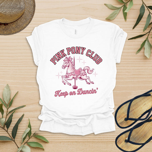 Vintage Pink Pony Club Carousel T-Shirt