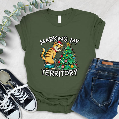 Naughty Cat Christmas T-Shirt