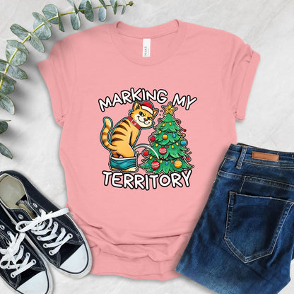 Naughty Cat Christmas T-Shirt